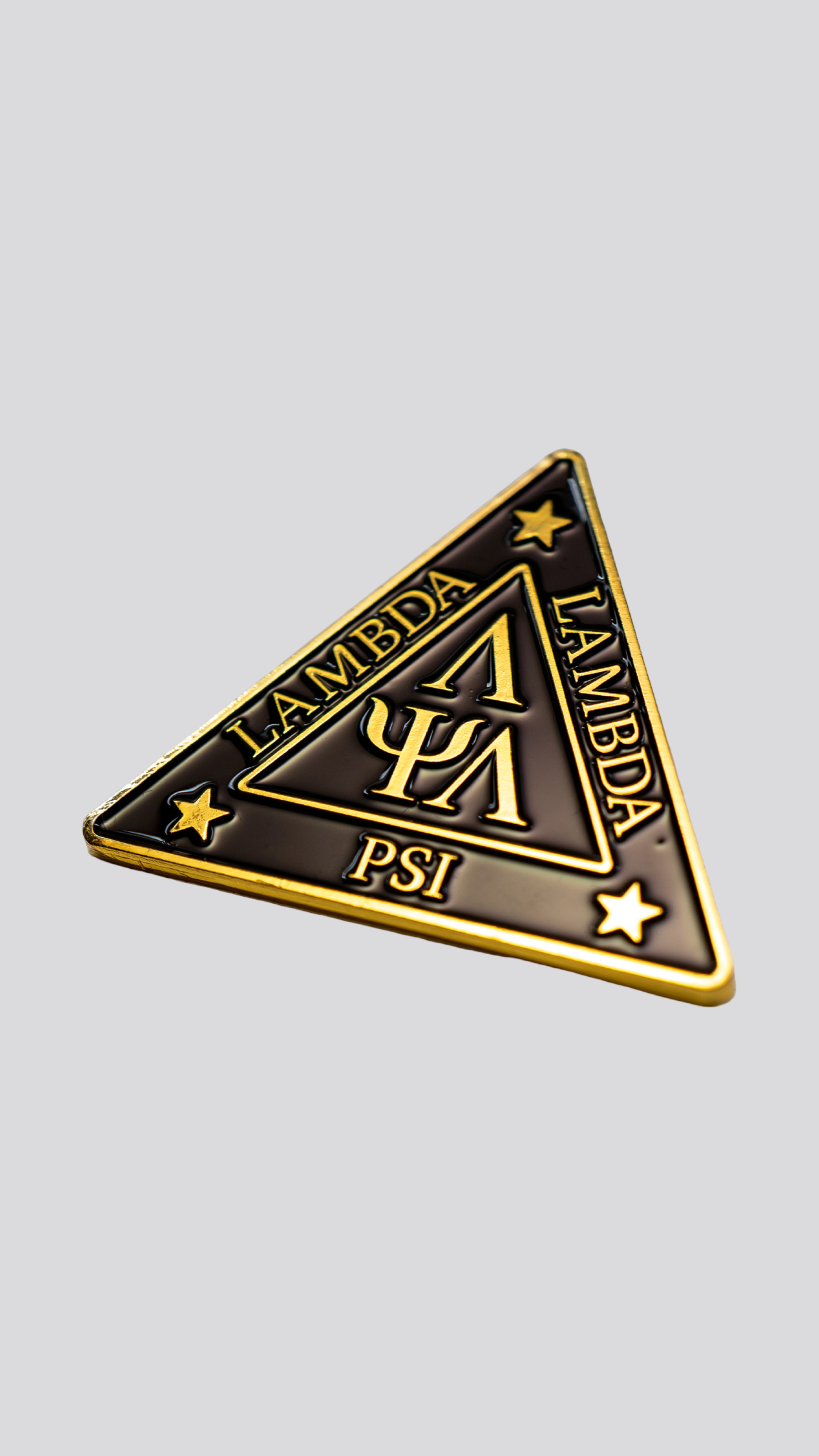 Lambda Unity Pin — Gold + Black