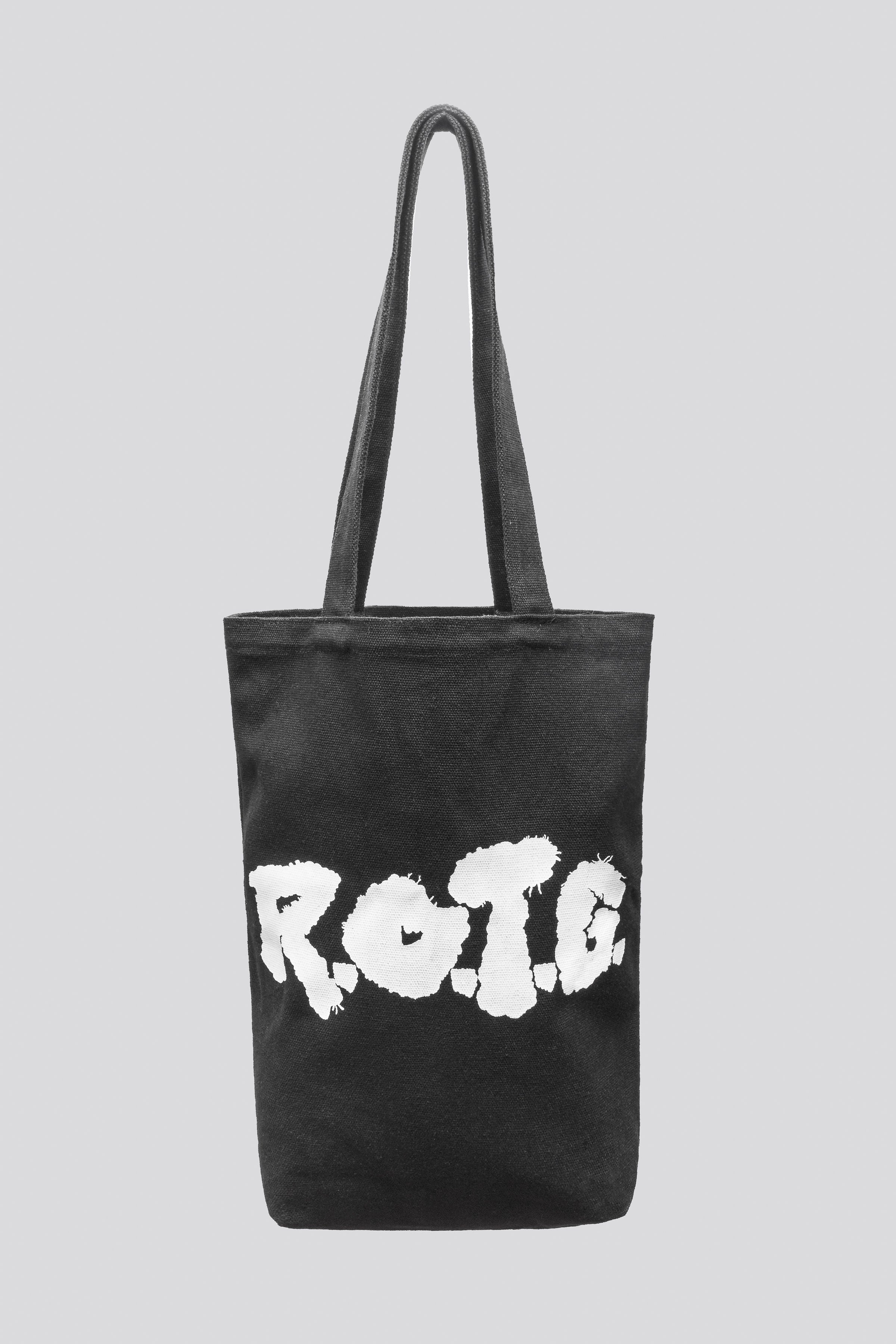 ROTG Dual-Print Canvas Tote – Black