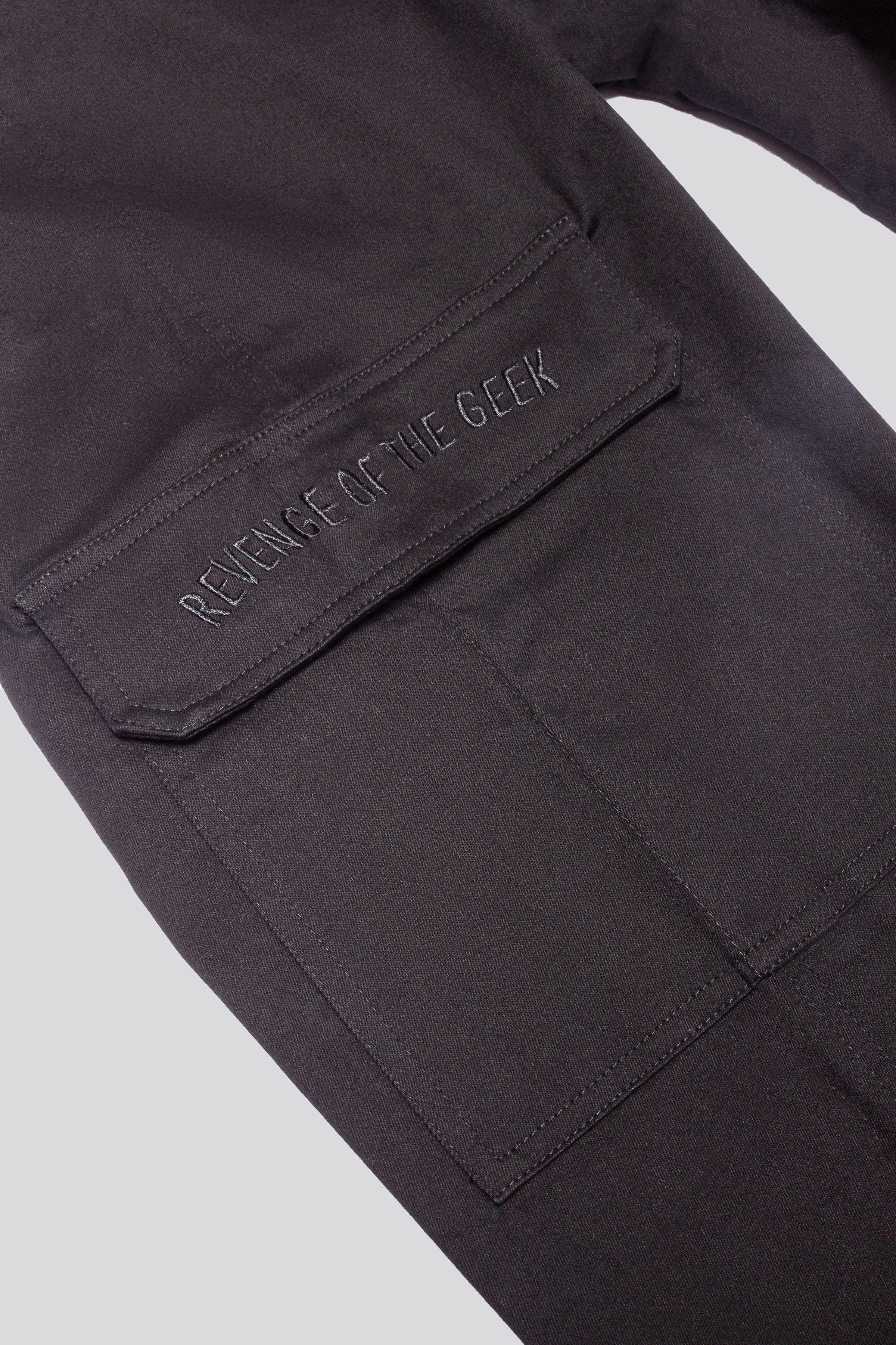 ROTG Cargo Pants — Black Gloss Edition