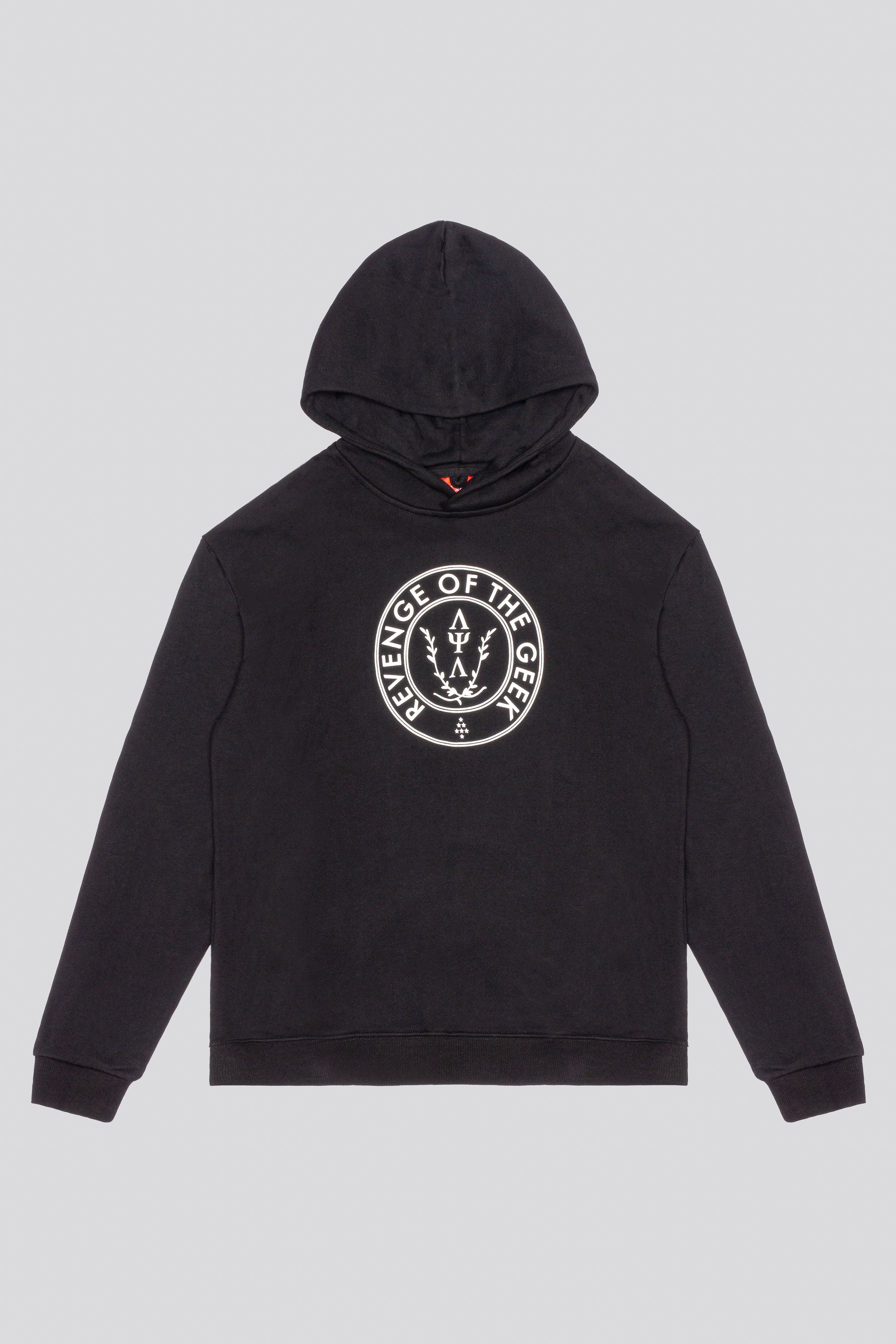 The Core Crest Hoodie — Black